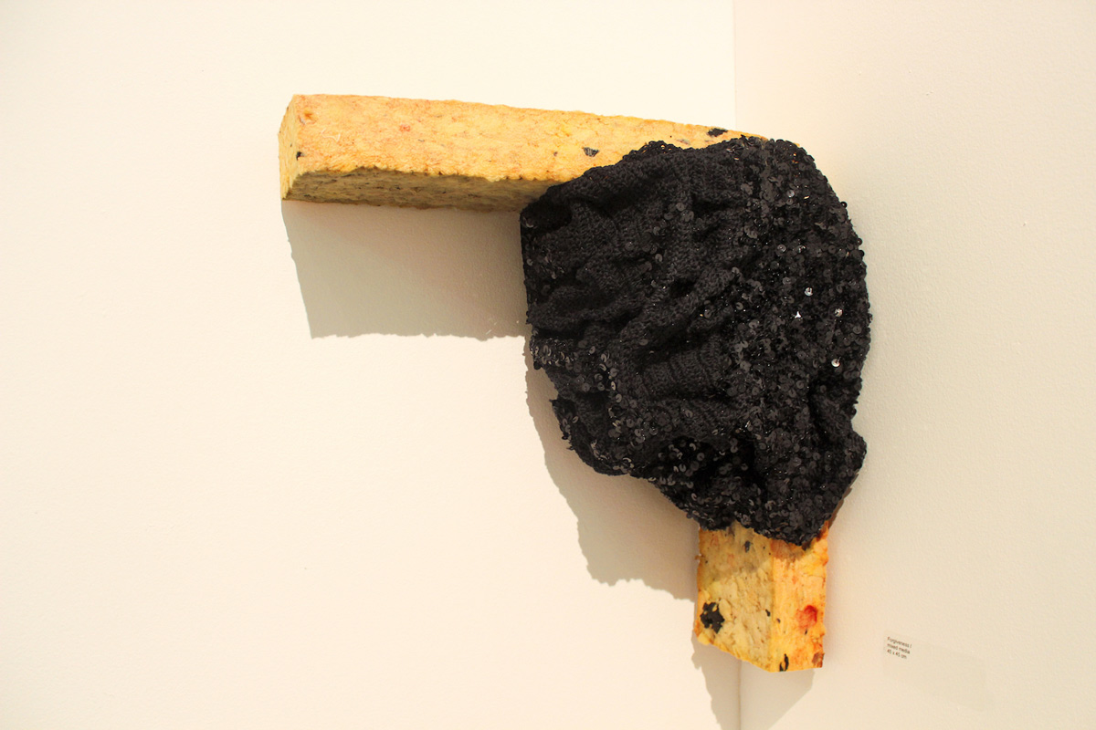 Sara Al Haddad, forgiveness I, 2013, 45x45cm. SOLO: i know, i knew, at DUCTAC, Dubai