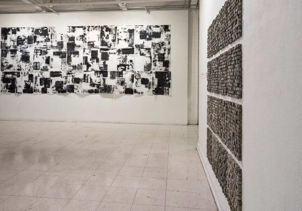 Sara Al Haddad, MFA Graduate Exhibition: 'Home Remembered' (2016). Installation at Fox 3 Gallery, Baltimore, MD