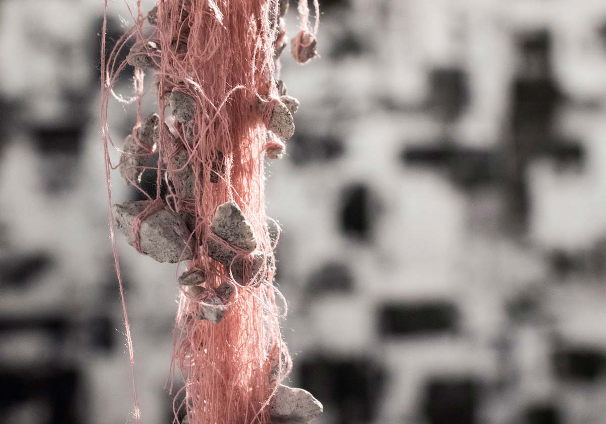 Sara Al Haddad, MFA Graduate Exhibition: 'Home Remembered' (2016). Installation at Fox 3 Gallery, Baltimore, MD