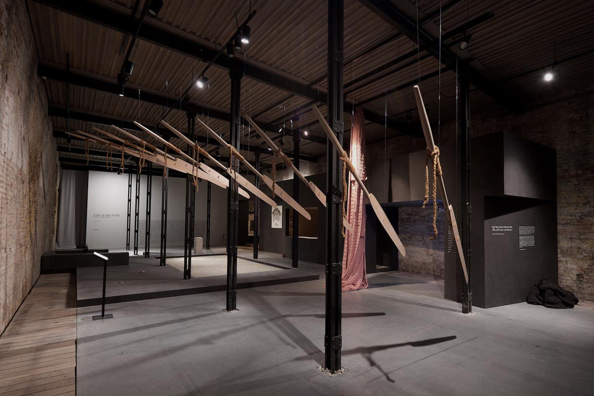 Sara Al Haddad, installation at “Rock, Paper, Scissors: Positions in Play” (2017), the United Arab Emirates National Pavilion (NPUAE), Biennale Arte 2017, Venice