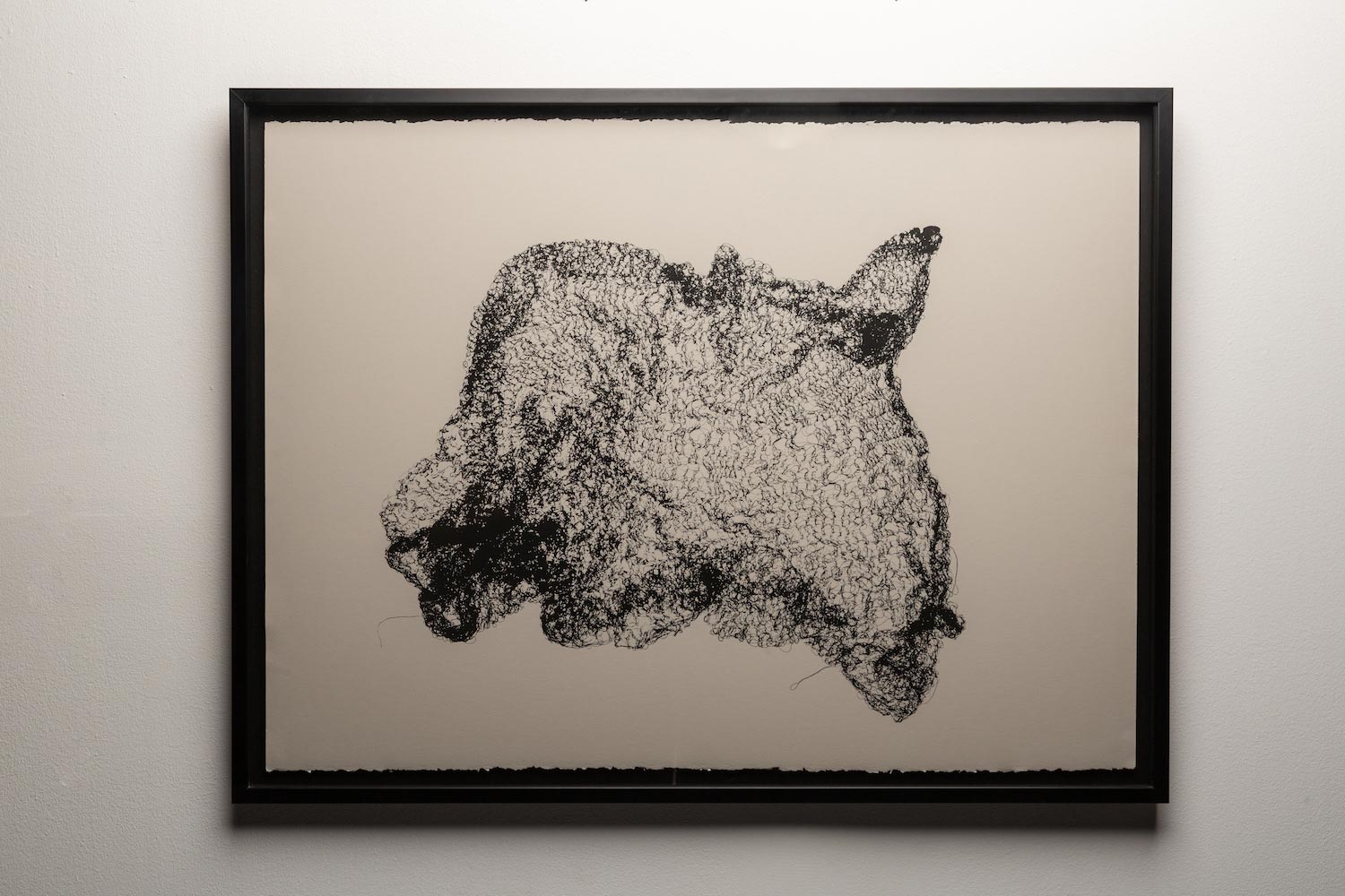 Sara Al Haddad, forgetting (1), 2018, screenprint, 56 x 76cm