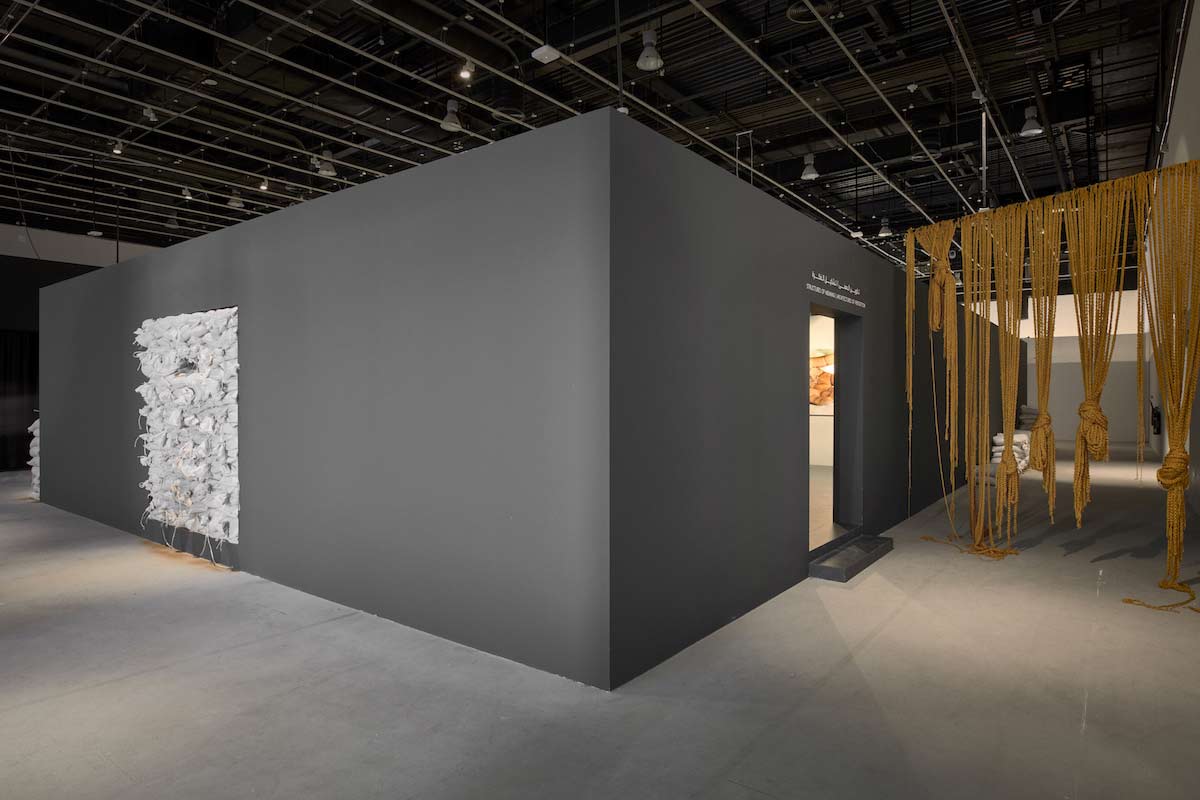 Sara Al Haddad, afterwards, 2018. Installation: Structures of Meaning | Architectures of Perception. Photo: Erik and Petra Hesmerg, Courtesy of Abu Dhabi Art 2018